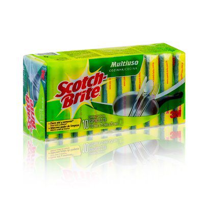 Esponja Scotch Brite 3M  - 10 unid.