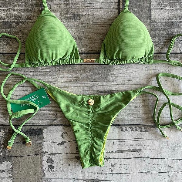 Lacinho Verde Texturizado - Oazzys Brasil ® Loja Oficial | Descubra o  Melhor da Moda Praia
