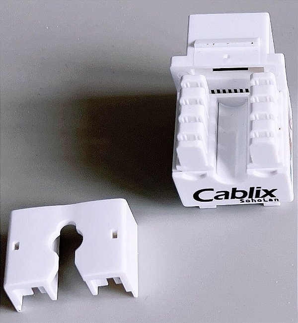SohoLan - Conector fêmea Keystone - Cat5e 90° - EKE-41W