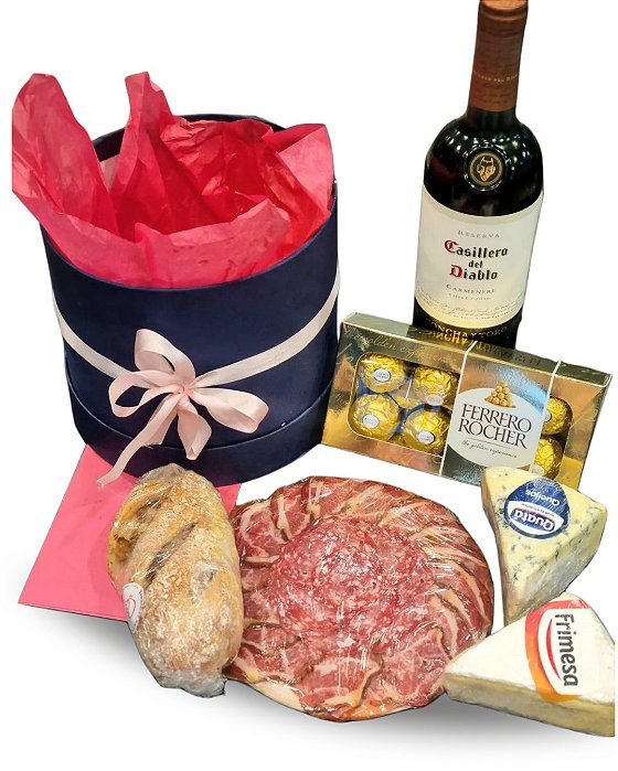 Box de Vinho com Petiscos