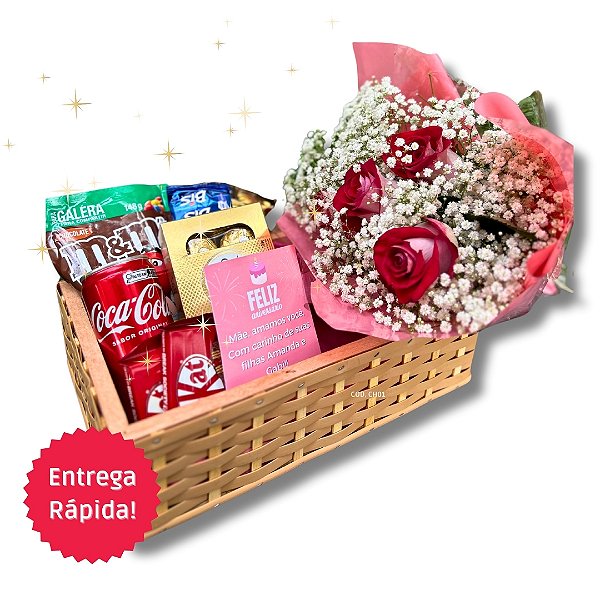 Chocolate com Flores