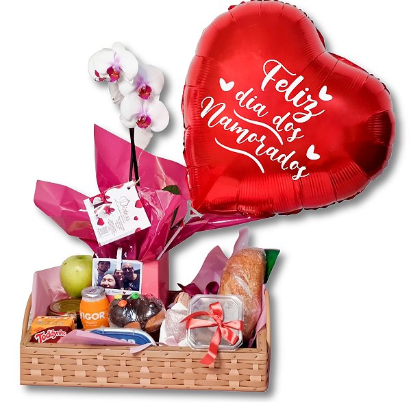 Cesta M com Orquidea