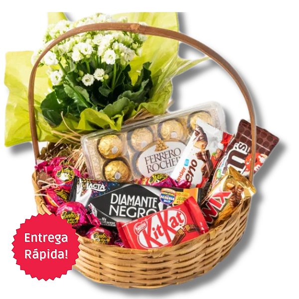 Cesta Chocolate Luxo