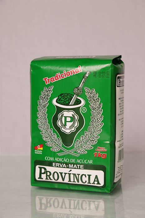 Erva-Mate Província Tradicional Com Adição de Açúcar, Pacote de papel, 1Kg.
