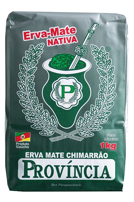 Erva-Mate Nativa Província sem Adição de Açúcar Pacote de Papel, 1Kg.