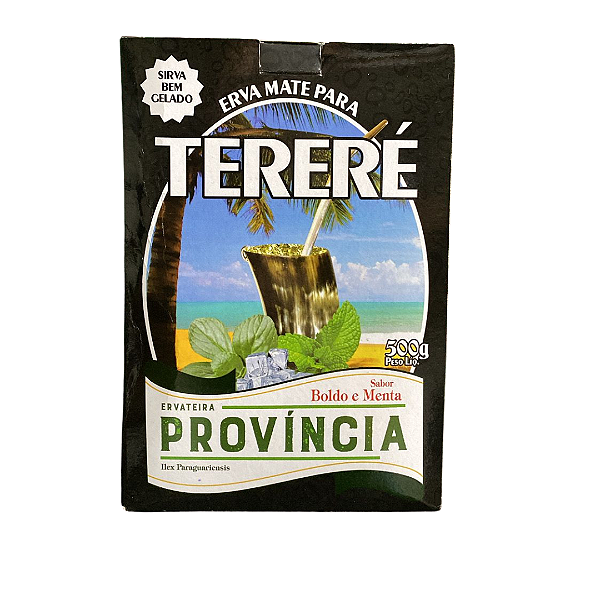 Tereré Província Sabor Boldo e Menta, Unidade 500g