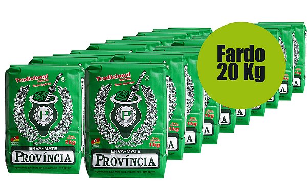 Erva-Mate Nativa Província Tradicional com 1% de adição de açucar  Pacote de Papel - Fardo Fechado de 20 Kg, apenas R$ 11,00 o kg.