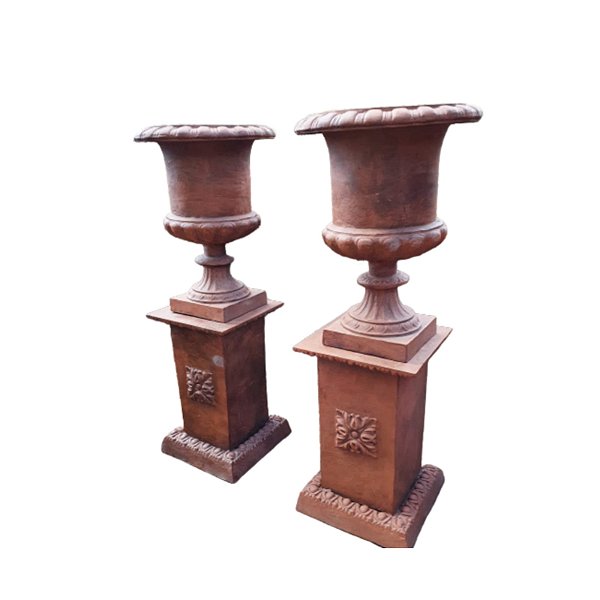 VASO INGLES COM BASE MEU JARDIM FERRO FUNDIDO