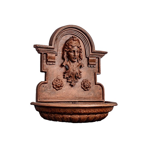 CHAFARIZ DE PAREDE PRINCESA FERRO FUNDIDO PRONTO ARTES