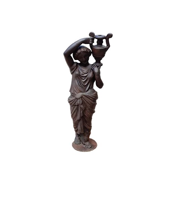 CHAFARIZ DEUSA S/ BASE 1M FERRO FUNDIDO PRONTO ARTES
