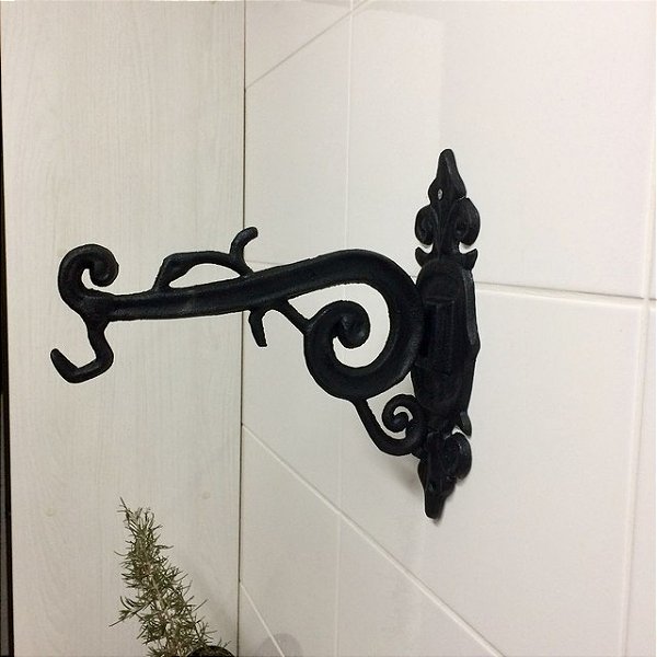 SUPORTE DE VASO DECORAÇÃO FERRO FUNDIDO PRONTO ARTES