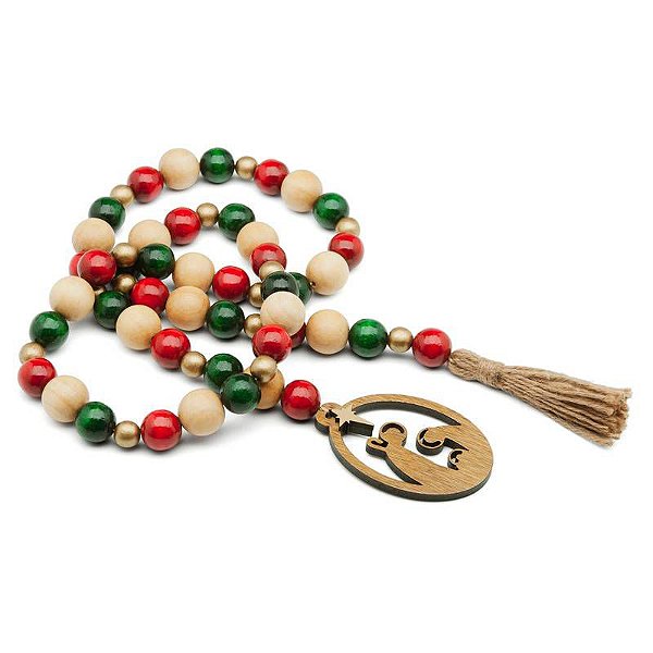 Colar Decorativo Natal Gde Sagrada Família - Toque o Céu