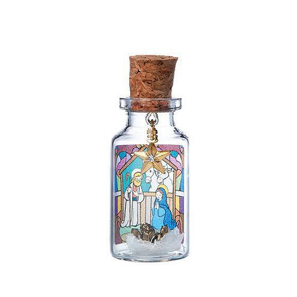 Lembrança de Vidro Natal Menino Jesus - Toque o Céu