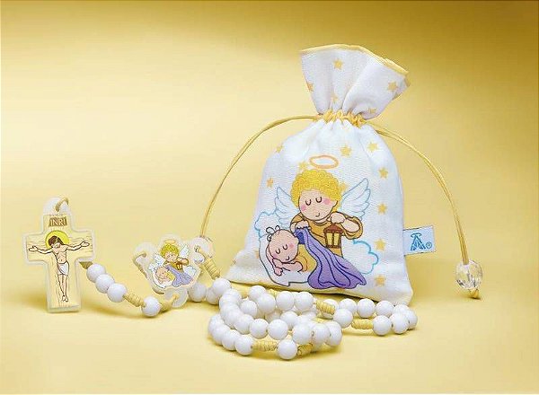 Terço Infantil Anjo da Guarda - Toque o Céu