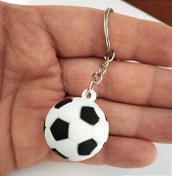 Chaveiro Emborrachado Bola Futebol
