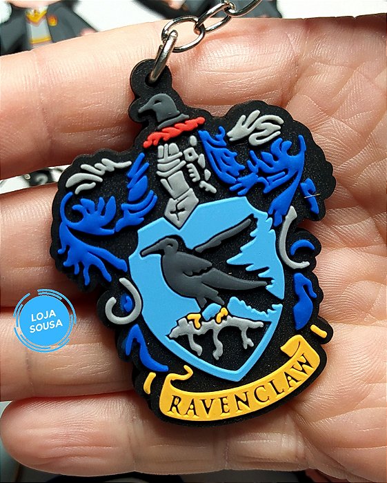 Chaveiro Emborrachado Harry Potter Corvinal