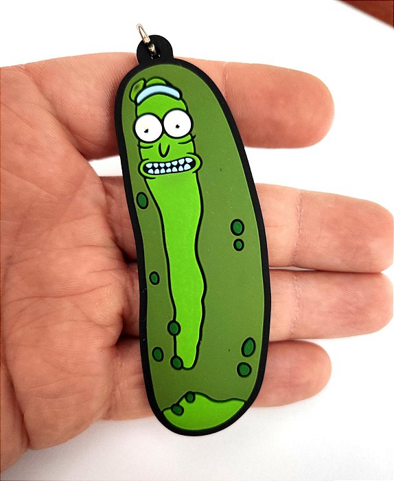 Chaveiro Emborrachado Rick Picles