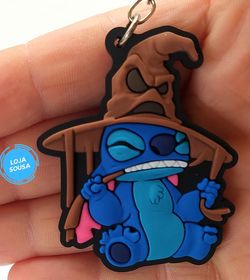 Chaveiro Emborrachado Stitch Potter
