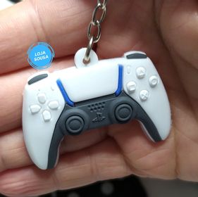 Chaveiro Emborrachado Controle Playstation 5