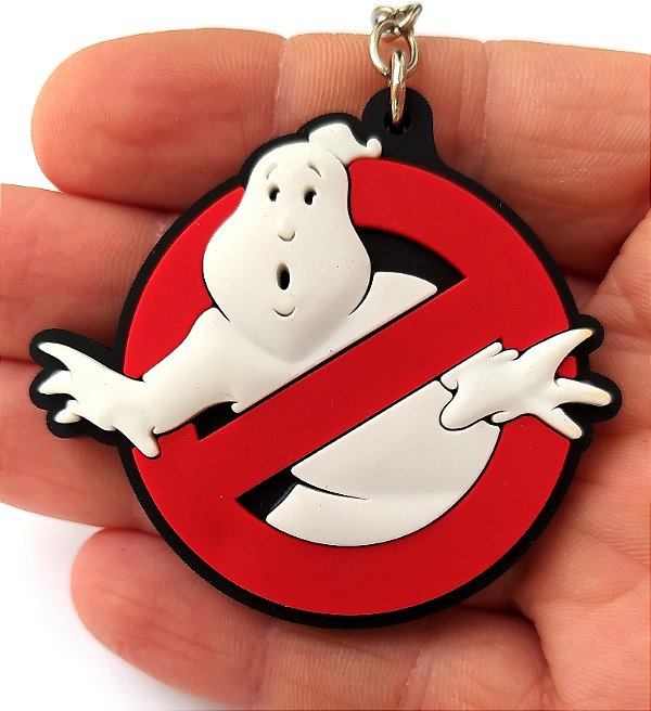 Chaveiro Emborrachado Caça Fantasmas