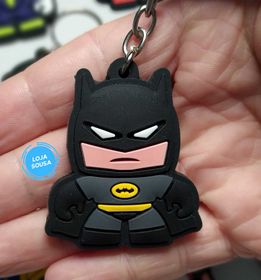 Chaveiro Emborrachado Lego Batman