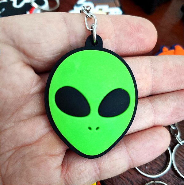 Chaveiro Emborrachado Alien ET