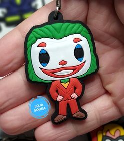 Chaveiro Emborrachado Coringa Big Head