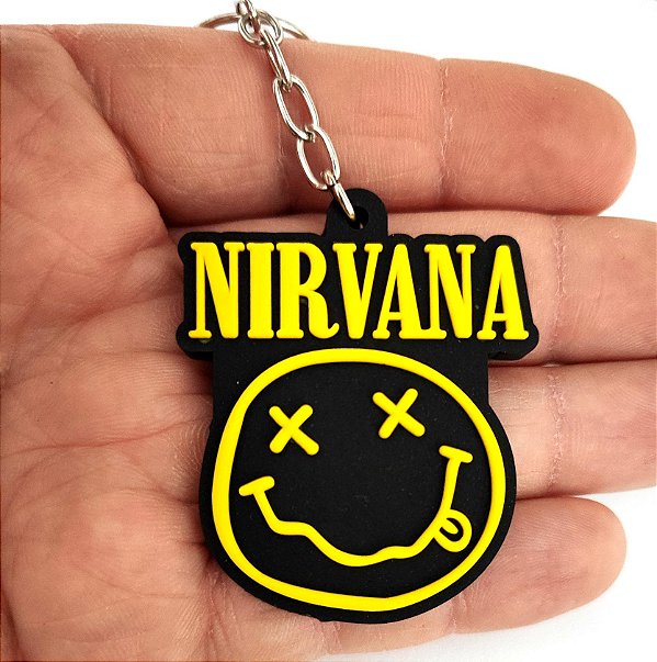 Chaveiro Emborrachado Nirvana