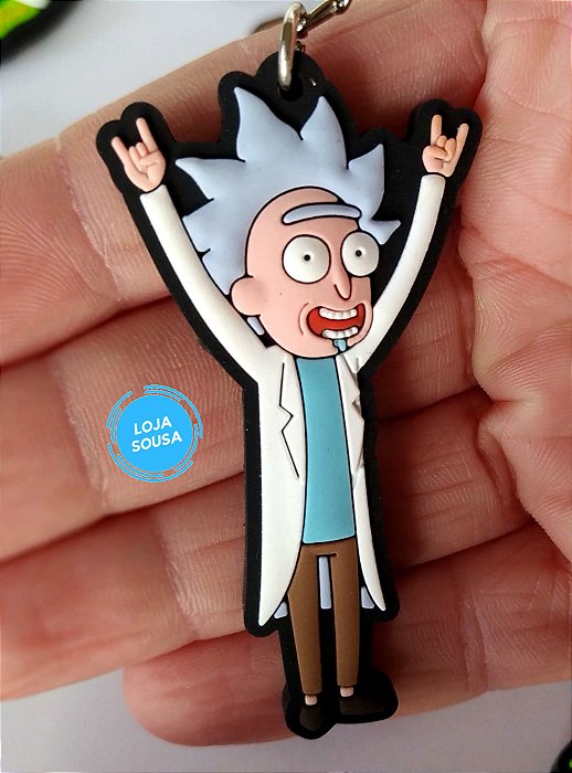 Chaveiro Emborrachado Rick