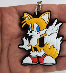 Chaveiro Emborrachado Sonic Tails