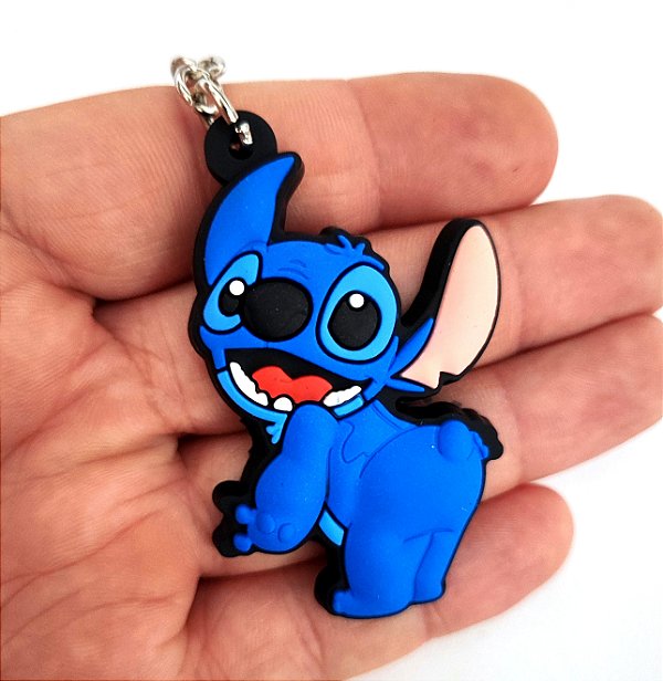 Chaveiro Emborrachado Stitch Bum Bum