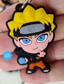 Chaveiro Emborrachado Naruto Rasengan