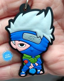 Chaveiro Emborrachado Naruto Kakashi
