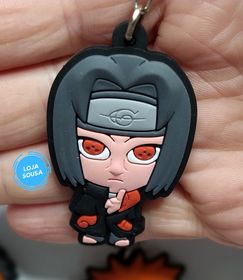 Chaveiro Emborrachado Naruto Itachi Akatsuki