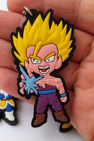 Chaveiro Emborrachado Dragon Ball Z Gohan SSJ