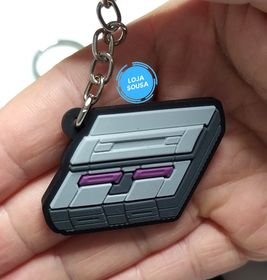Chaveiro Emborrachado Super Nintendo