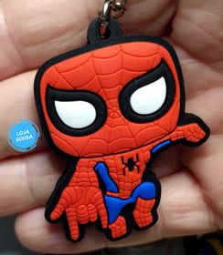 Chaveiro Emborrachado Spider Man Homem Aranha
