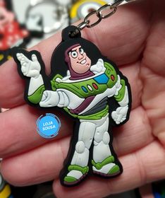 Chaveiro Emborrachado Buzz Lightyear