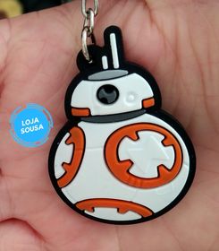 Chaveiro Emborrachado Star Wars BB8