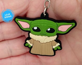 Chaveiro Emborrachado Star Wars Baby Yoda