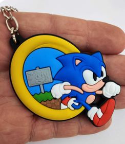 Chaveiro Emborrachado Sonic Ring