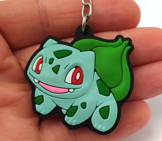 Chaveiro Emborrachado Pokemon Bulbasaur