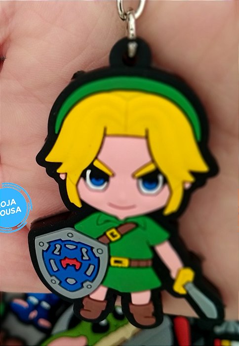 Chaveiro Emborrachado Link Zelda