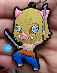 Chaveiro Emborrachado Demon Slayer Inosuke