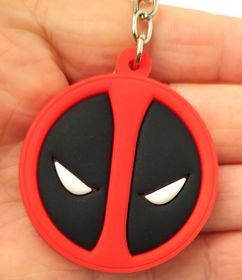 Chaveiro Emborrachado Máscara Dead Pool