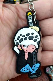 Chaveiro Emborrachado One Piece Trafalgar Law