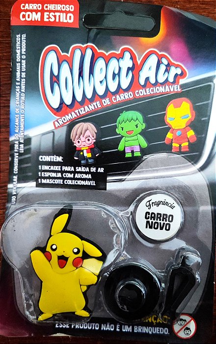 Aromatizador Cheirinho para Carro Colecionável - Pikachu