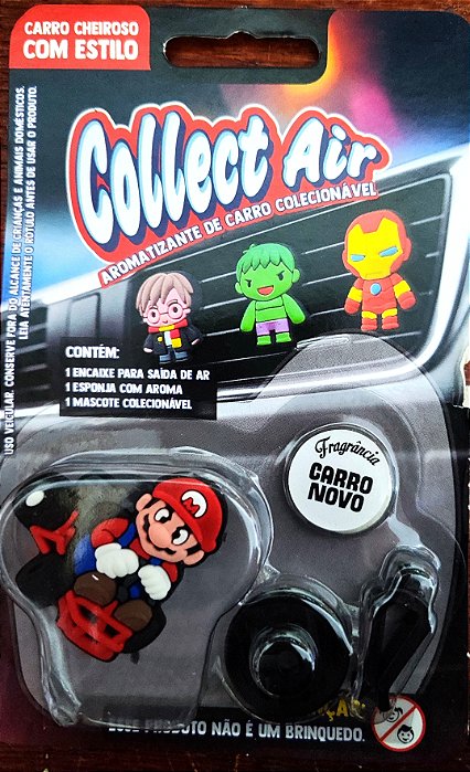 Aromatizador Cheirinho para Carro Colecionável - Mario Kart