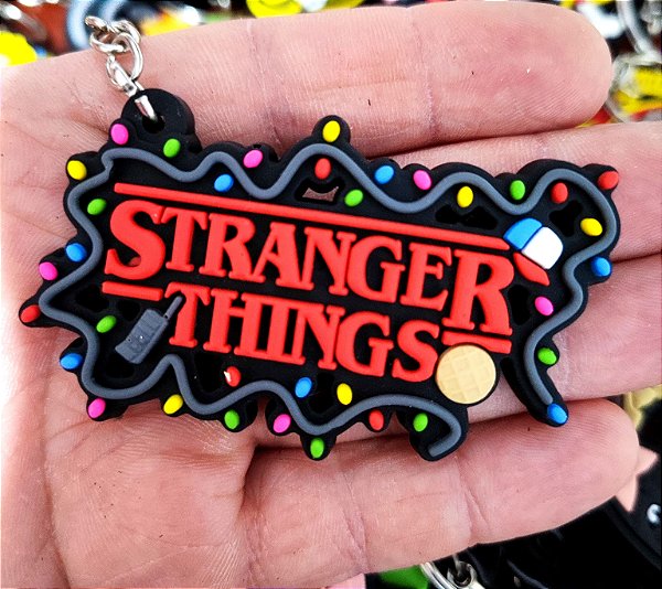 Chaveiro Emborrachado Stranger Things Natal