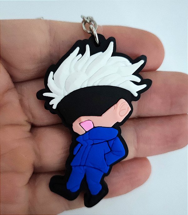 Chaveiro Emborrachado Jujutsu Kaisen Satoru Gojo